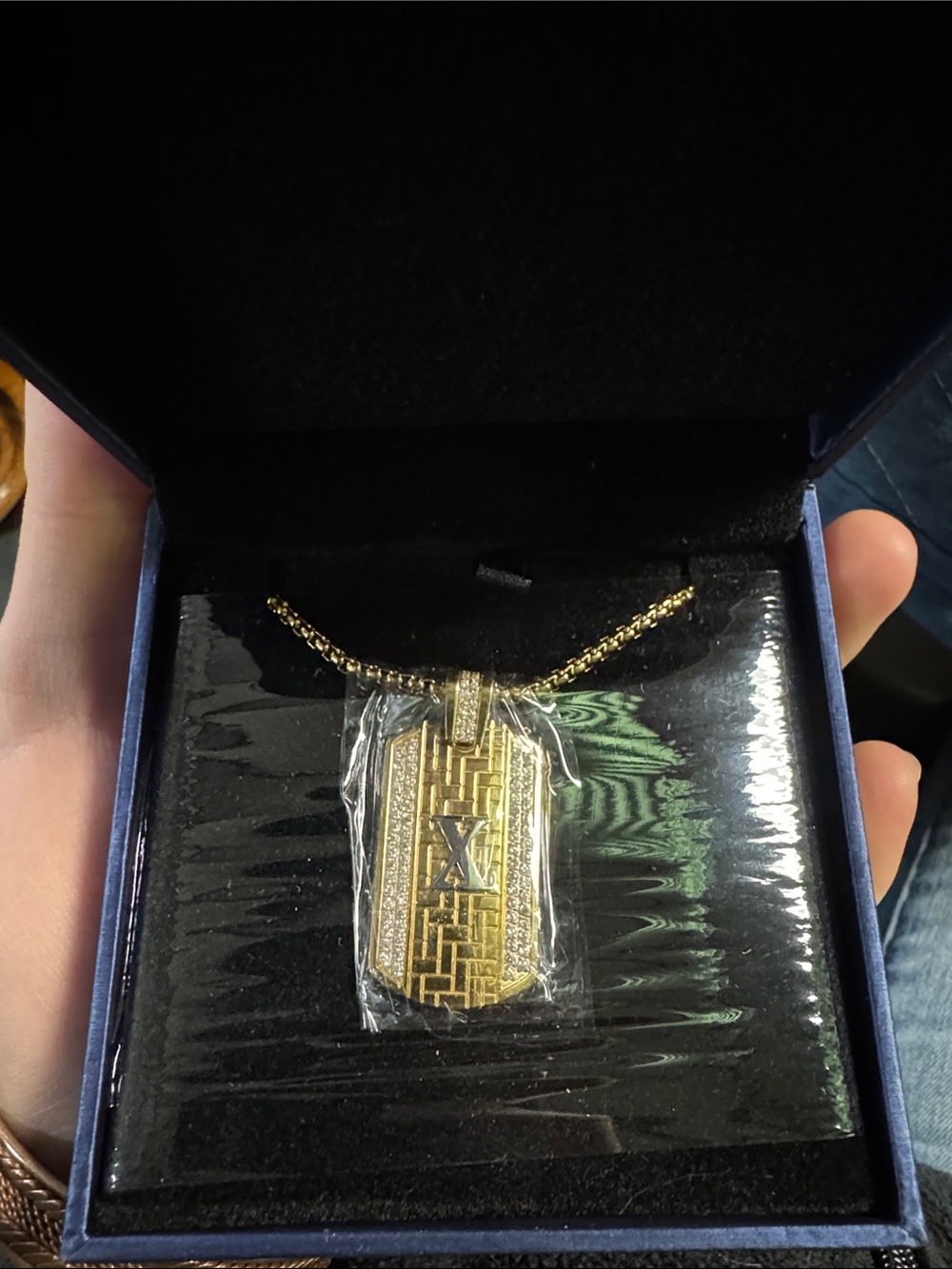 Etevon 18k plated necklace